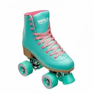 Brand New Turquoise and Pink Roller Skates